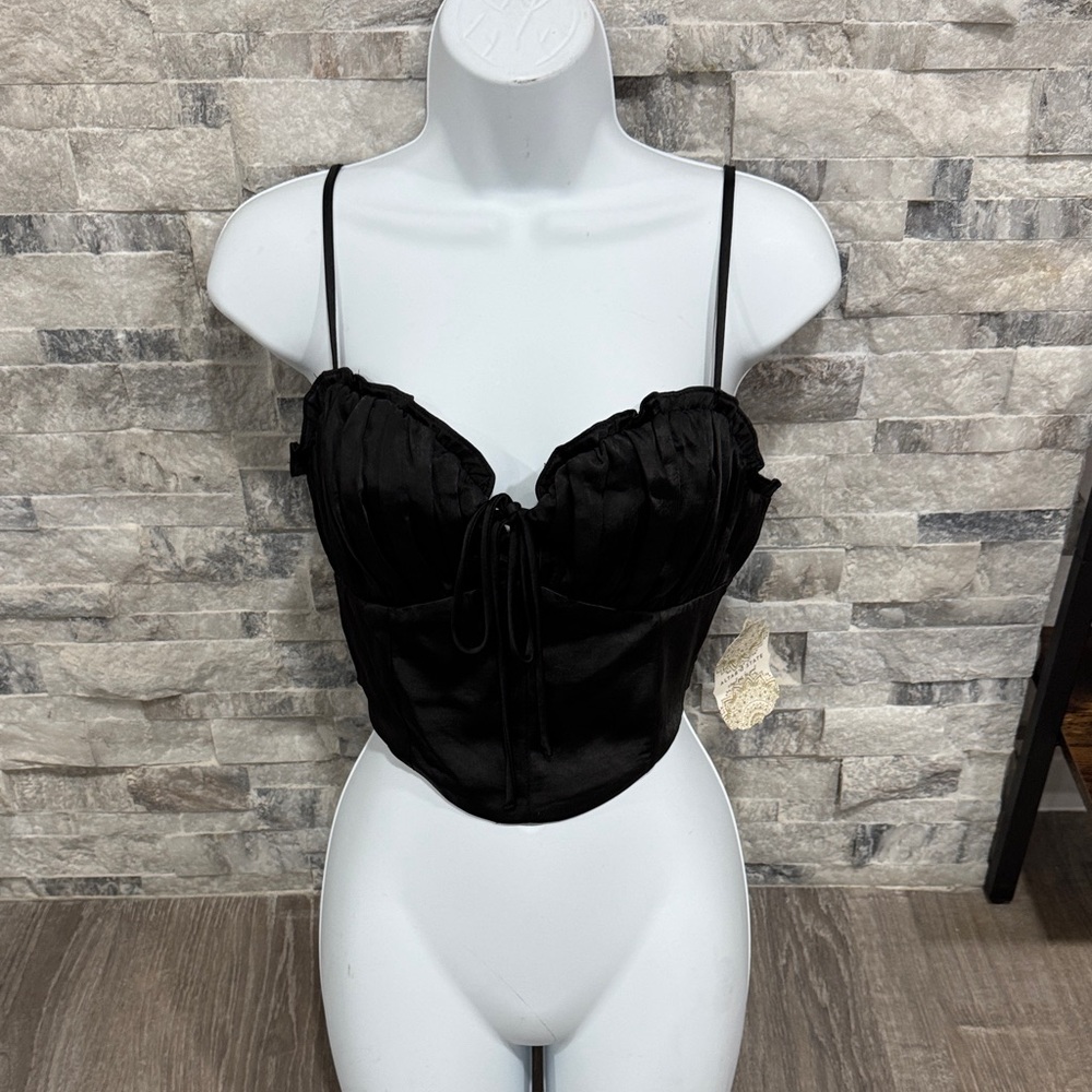 Elegant Black Altar’d State Corset Top Size Medium